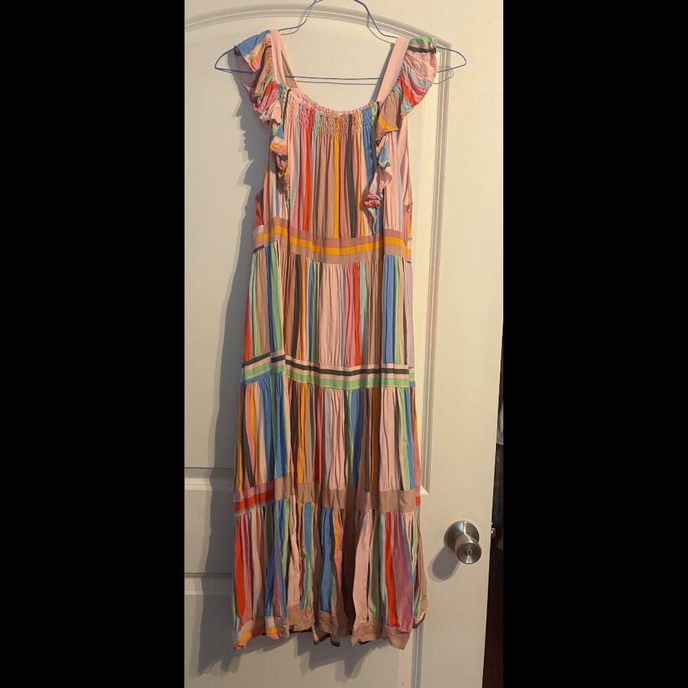 Stripe Midi Dress